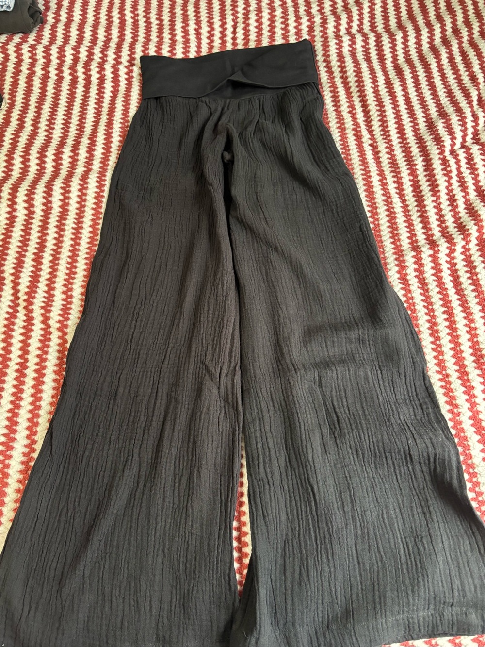 Aeropostale Black Wide Leg Pants